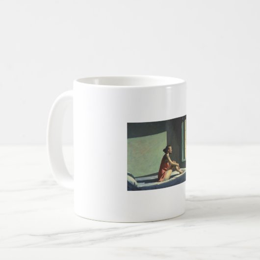 Morning Sun - Edward Hopper Kaffeetasse (Vorderseite Links)