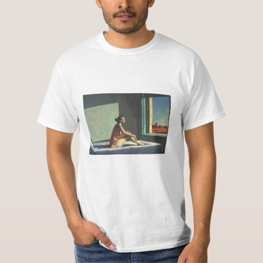 Morning Sun - Edward Hopper T-Shirt (Vorderseite)