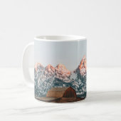Morning Sunrise Cabin Grand Teton Nationalpark Kaffeetasse (Vorderseite Links)