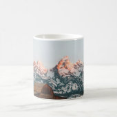 Morning Sunrise Cabin Grand Teton Nationalpark Kaffeetasse (Mittel)