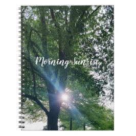 Morning Sunrise Spiral Notebook Notizblock