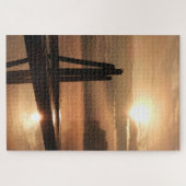 Morning Sunrise über CT River Jigsaw Puzzle (Horizontal)