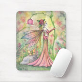 Morning Sunshine Blume Fairy Art Fantasy Mousepad (Mit Mouse)
