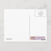 Morning Sunshine Blume Fairy Art Fantasy Postkarte (Rückseite)