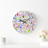 Morning Sunshine Große Wanduhr (Zuhause)