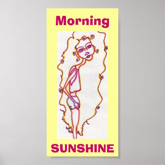 Morning Sunshine Print Poster (Vorne)
