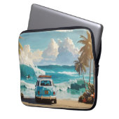 Morning Surf Laptopschutzhülle (Vorderseite Links)