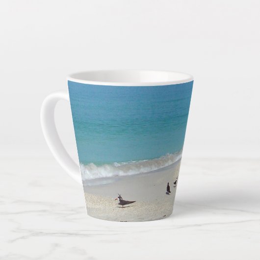 Morning Surf Latte Tasse (Linke Ecke)