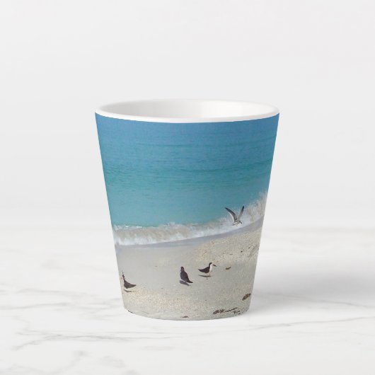 Morning Surf Latte Tasse (Vorderseite)