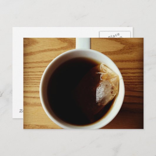 Morning Tea Postkarte (Vorne/Hinten)