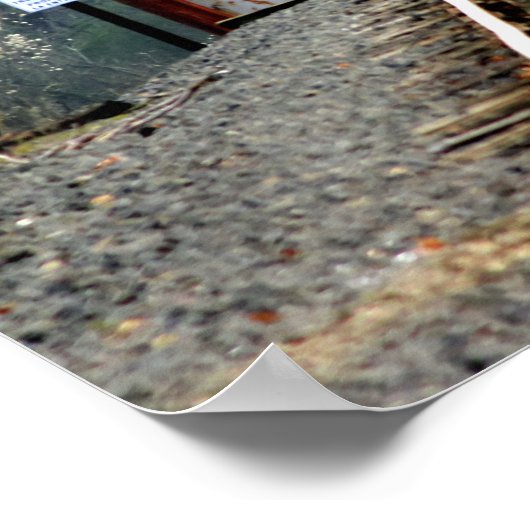 Morning Tracks Poster (Ecke)