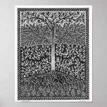 Morning Tree Poster