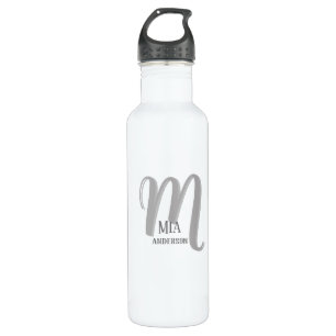 Morning Vibe Personalisiert Monogram Edelstahlflasche