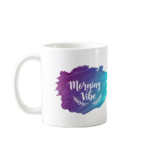 Morning Vibe Pinselstrich Tasse