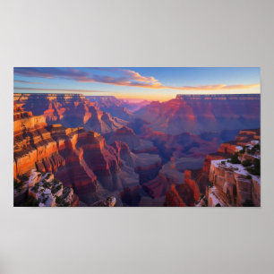 Morning View Grand Canyon Poster