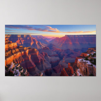 Morning View Grand Canyon Poster