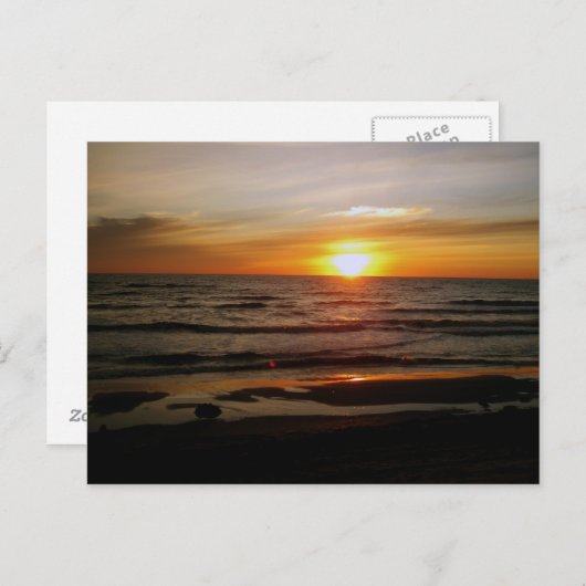 Morning Waves Postkarte (Vorne/Hinten)