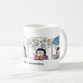 Mornings: Ein Dokumentarfilm | Lustiger Kaffee-Com Kaffeetasse (VorderseiteRechts)