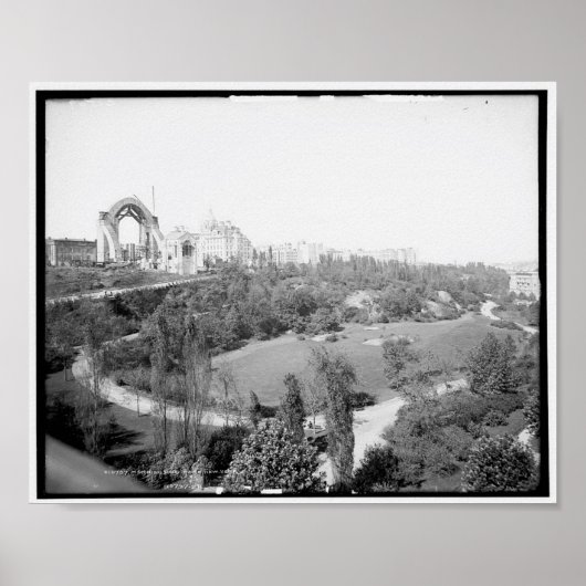 Morningside Park, New York c1904, Vintag Poster (Vorne)