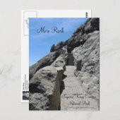 Moro Rock Sequoia Nationalpark Postcard Postkarte (Vorne/Hinten)
