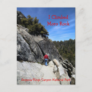 Moro Rock Sequoia Nationalpark Postcard Postkarte