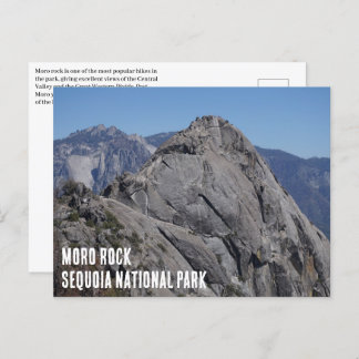 Moro Rock Sequoia Nationalpark Postkarte