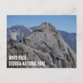Moro Rock Sequoia Nationalpark Postkarte (Vorderseite)