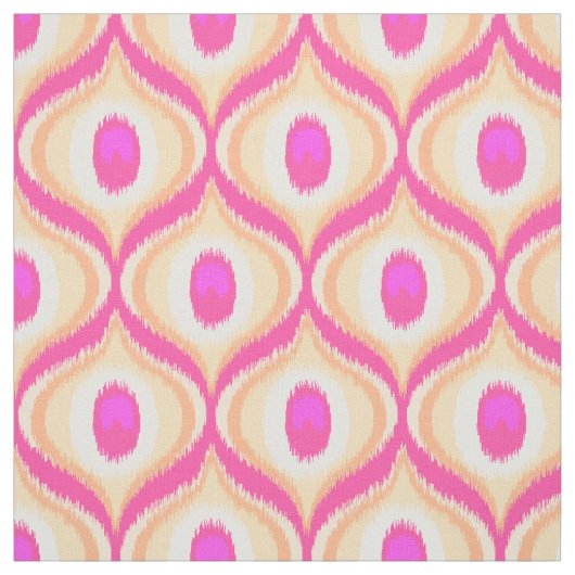 Morocan-Design in Rosa und Orange Stoff (Muster)