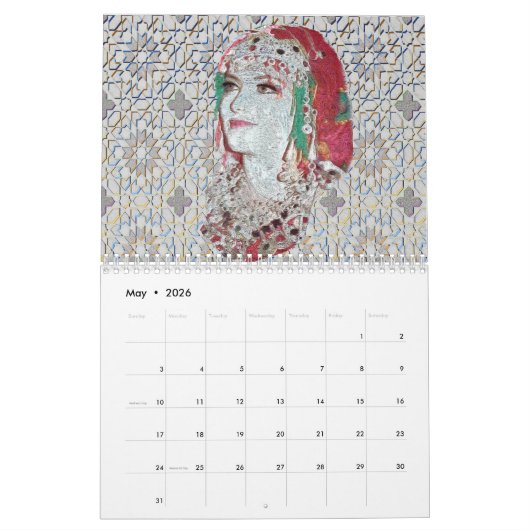 Moroccan Amazigh Beauty Kalender (Mai 2026)
