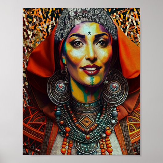 Moroccan Amazigh Beauty v1 Poster (Vorne)