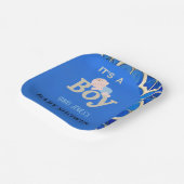 Moroccan Boy Baby Shower  Pappteller (Gewinkelt)