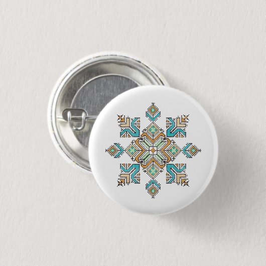 Moroccan Embroidery Star Button (Vorne & Hinten)