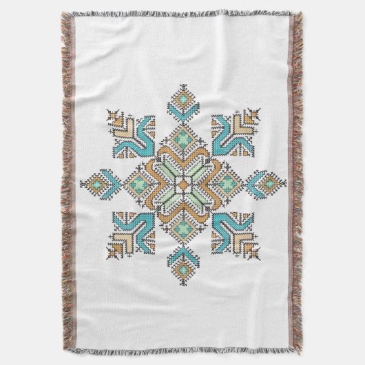 Moroccan Embroidery Star Decke (Vorderseite Vertikal)