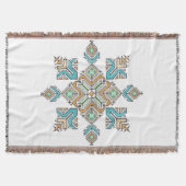 Moroccan Embroidery Star Decke (Vorderseite)