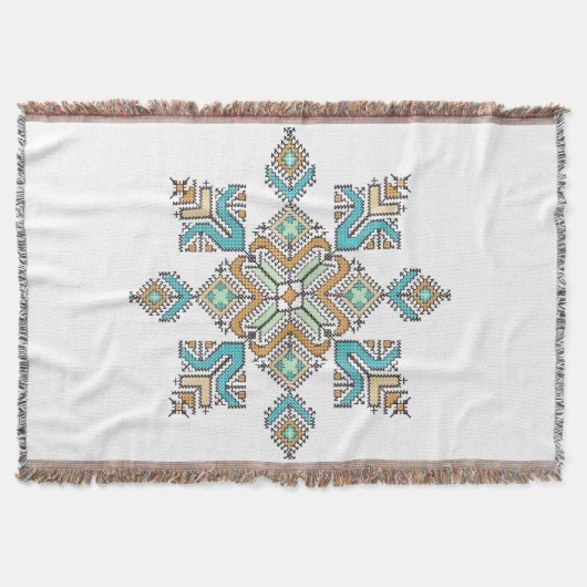 Moroccan Embroidery Star Decke (Vorderseite)