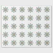 Moroccan Embroidery Star Geschenkpapier (Flach)