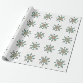 Moroccan Embroidery Star Geschenkpapier