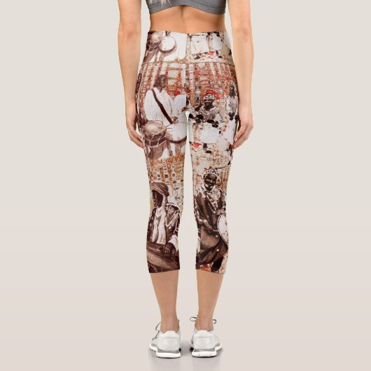 Moroccan Feast V 4 Capri Leggings (Rückseite)