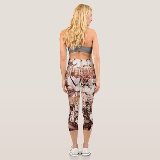 Moroccan Feast V 4 Capri Leggings (Rückseite)