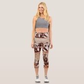 Moroccan Feast V 4 Capri Leggings (Vorderseite)