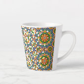Moroccan Geometric Pattern Milchtasse (Rechts)