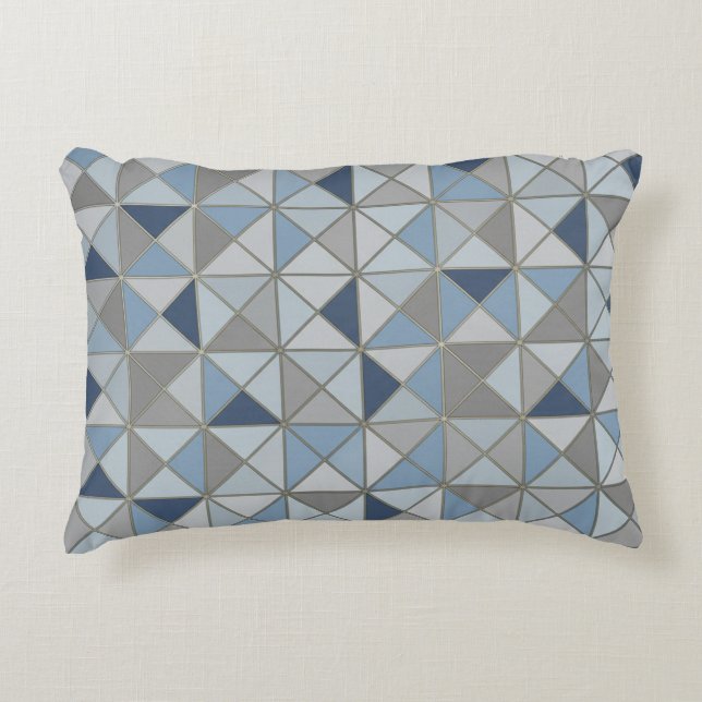 Moroccan Geometric Throw Pillow Dekokissen (Vorderseite)