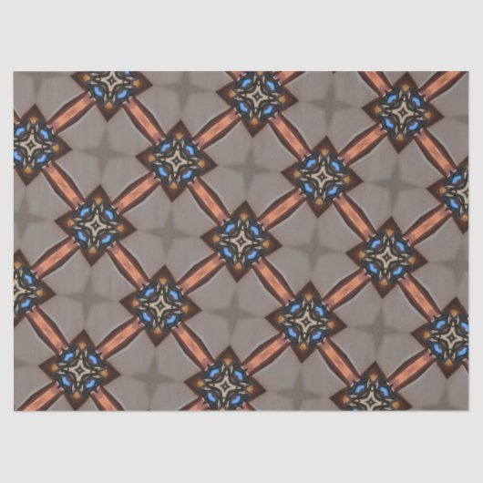 Moroccan-Kaleidoskop Seidenpapier (Vorderseite)