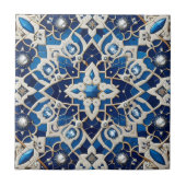 Moroccan Mediterranean Faux Diamond Tile Pattern Fliese (Vorderseite)