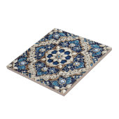 Moroccan Mediterranean Faux Diamond Tile Pattern Fliese (Seite)