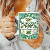 Moroccan Mint Tea Botanical Recipe Kaffeetasse