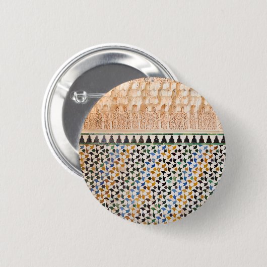 Moroccan Mosaic Button (Vorne & Hinten)