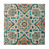 Moroccan Mosaic Pattern Fliese (Vorderseite)