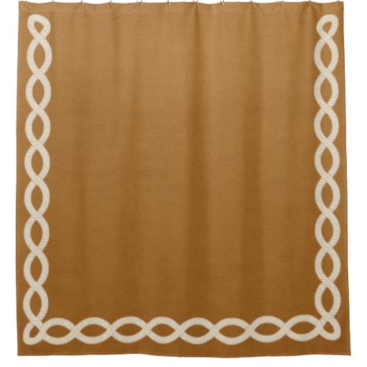 Moroccan Ochre Duschvorhang (Vorderseite)