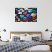 Moroccan Plate At Market Leinwanddruck (Insitu (Schlafzimmer))